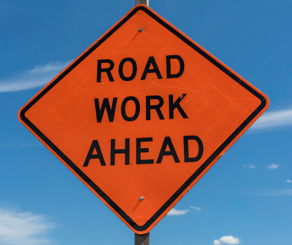 Upcoming Roadwork & Bike & Hike Trail Closure