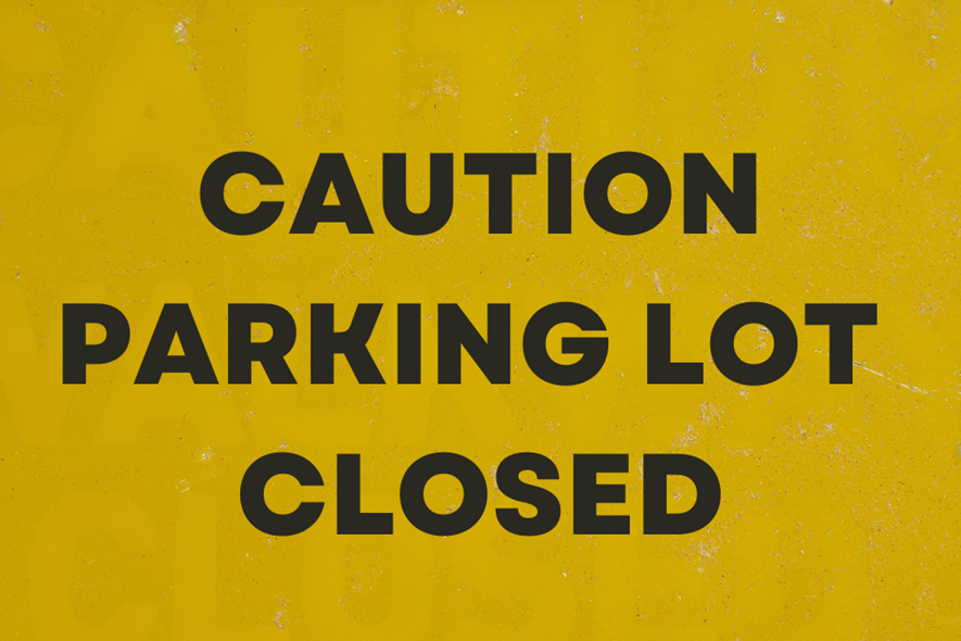 Dog Park Handicap Parking Closed