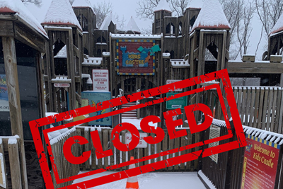 Dog Park and Kids Castle are closed until further notice