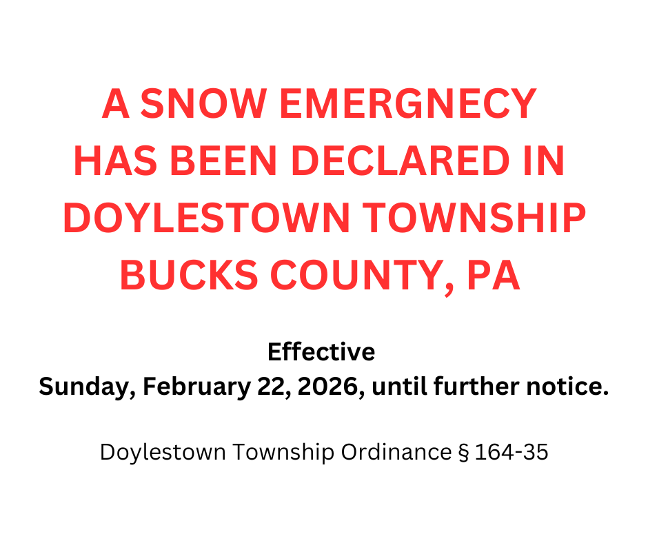 Snow Emergency Declaration