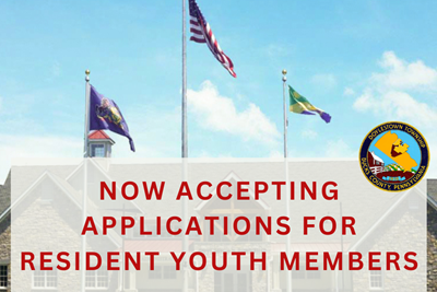 Now Accepting Applications for a Resident Youth Members