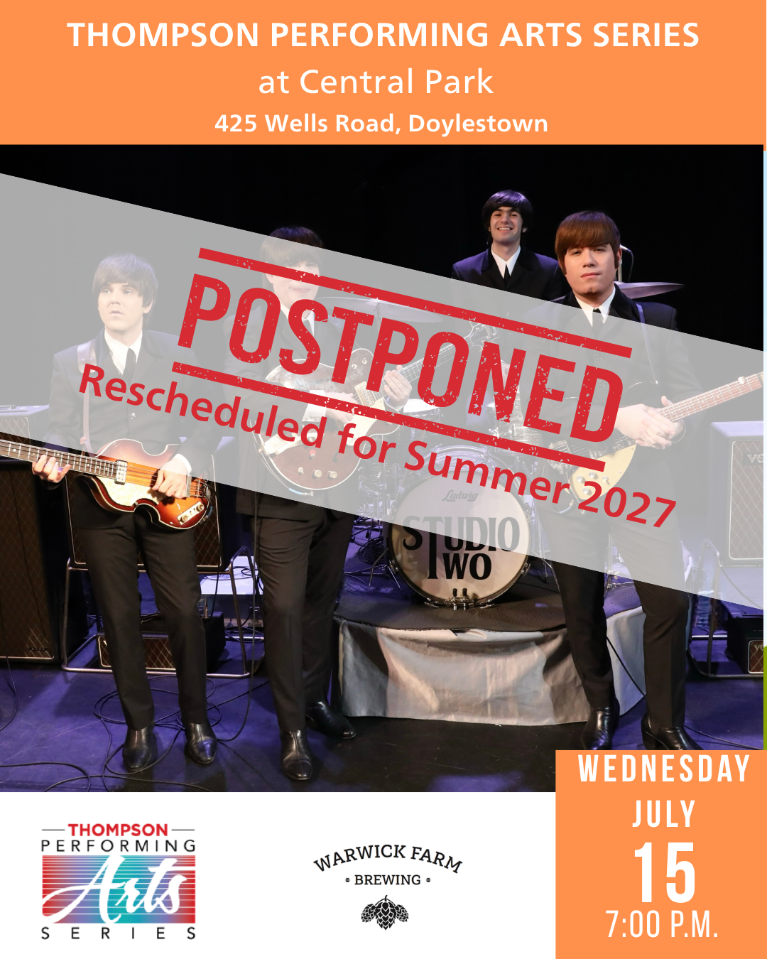 Concert Cancellation Notice