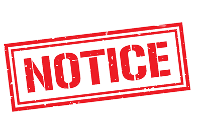 Tax Collector Availability Notice